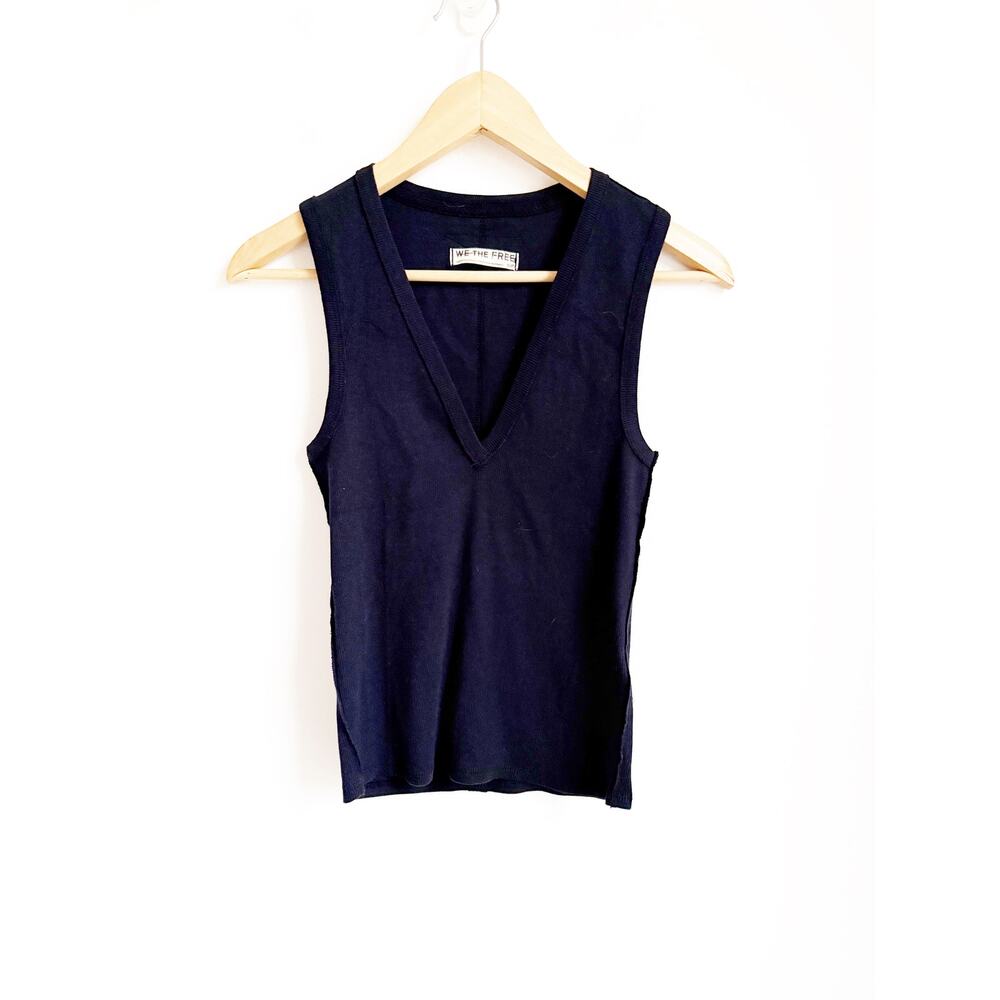 Free People NWOT We The Free Neria V-Neck Tank Top Small - Picture 2 of 6